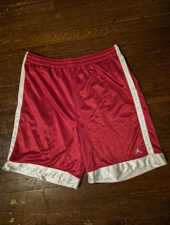 Jordan Other - Jordan Mens Sz XL Red Basketball Shorts with White Trim